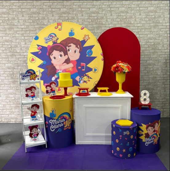 Alugue Tema Para Festa Decoração Maria Clara e JP Tecido ( Modelo 3 )
