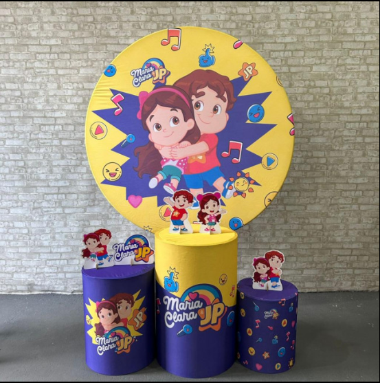 Alugue Tema Para Festa Decoração Maria Clara e JP Tecido ( Modelo 1 )