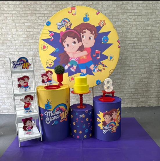 Alugue Tema Para Festa Decoração Maria Clara e JP Tecido ( Modelo 2 )