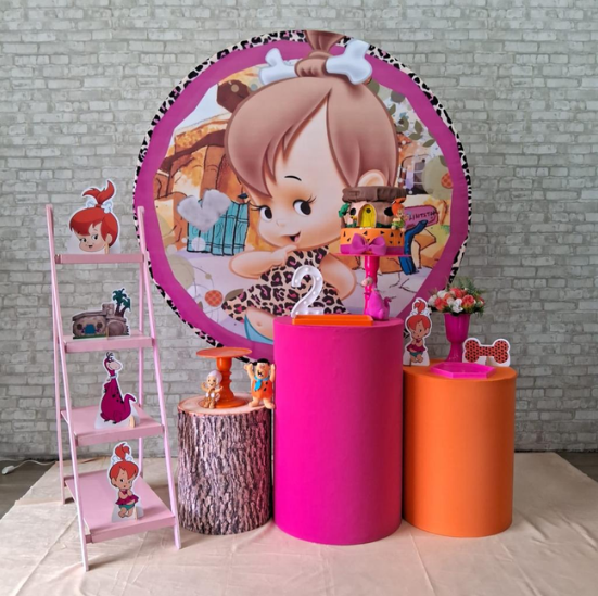 Alugue Tema Para Festa Decoração Pedrita Tecido ( Modelo 2 )