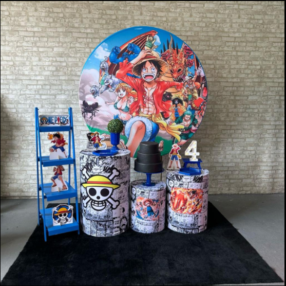 Alugue Tema Para Festa Decoração One Piece Tecido ( Modelo 2 )