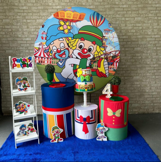 Alugue Tema Para Festa Decoração Patati e Patata Tecido ( Modelo 2 )