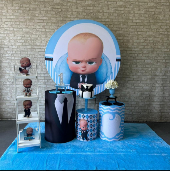 Alugue Tema Para Festa Decoração Poderoso Chefinho Tecido ( Modelo 2 )