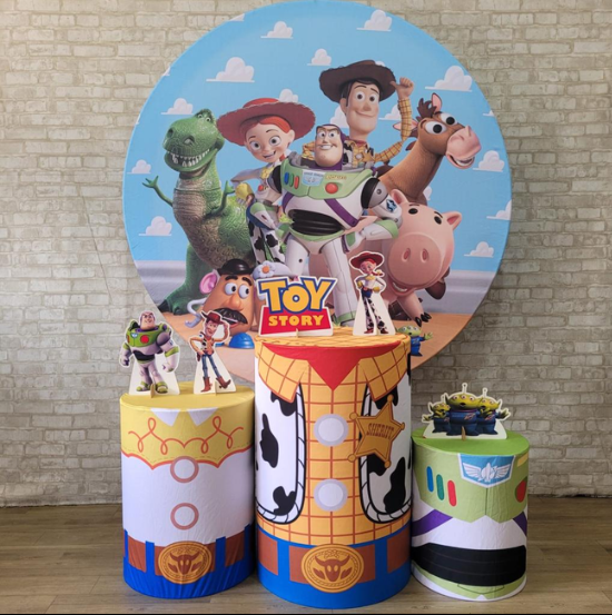 Alugue Tema Para Festa Decoração Toy Story Tecido ( Modelo 1 )