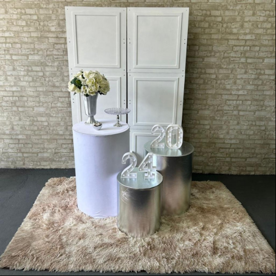 Alugue Tema Para Festa Decoração Ano Novo Tecido ( Modelo 2 )