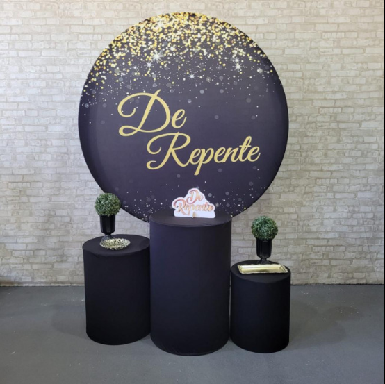 Alugue Tema Para Festa Decoração De Repente Tecido ( Modelo 1 )