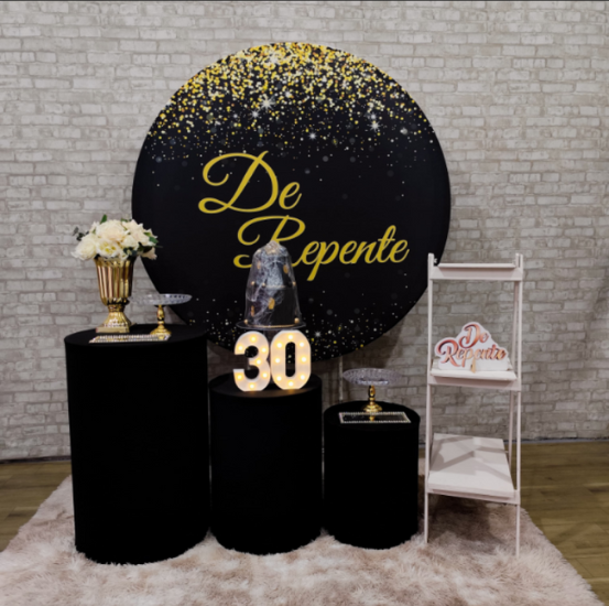 Alugue Tema Para Festa Decoração De Repente Tecido ( Modelo 2 )