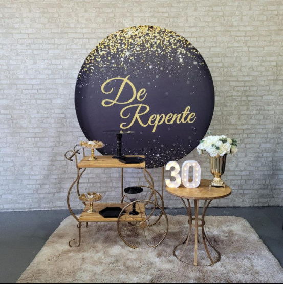 Alugue Tema Para Festa Decoração De Repente Tecido ( Modelo 3 )