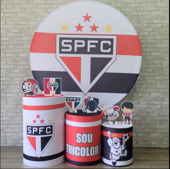 Alugue Tema Para Festa Decoração São Paulo Tecido ( Modelo 1 )
