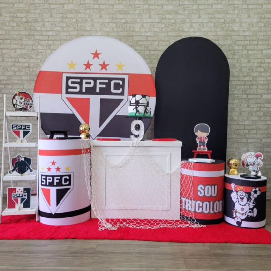 Alugue Tema Para Festa Decoração São Paulo Tecido ( Modelo 5 )