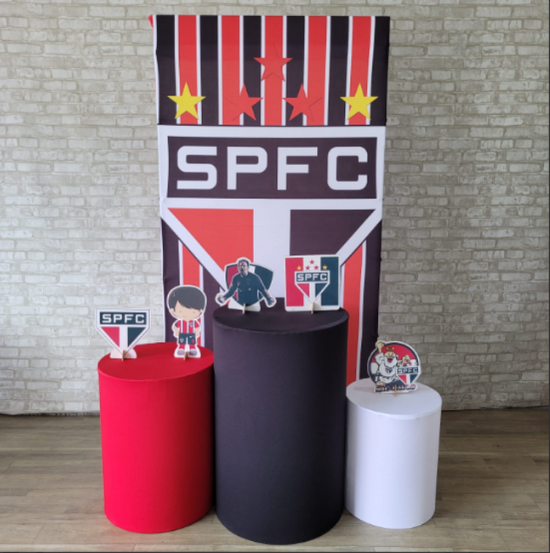 Alugue Tema Para Festa Decoração São Paulo Tecido ( Modelo 2 )