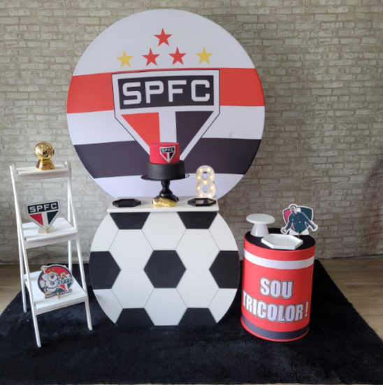 Alugue Tema Para Festa Decoração São Paulo Tecido ( Modelo 4 )