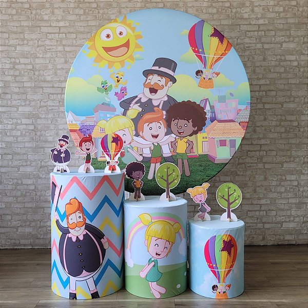 Alugue Tema Para Festa Decoração Mundo Bita Tecido ( Modelo 1 )