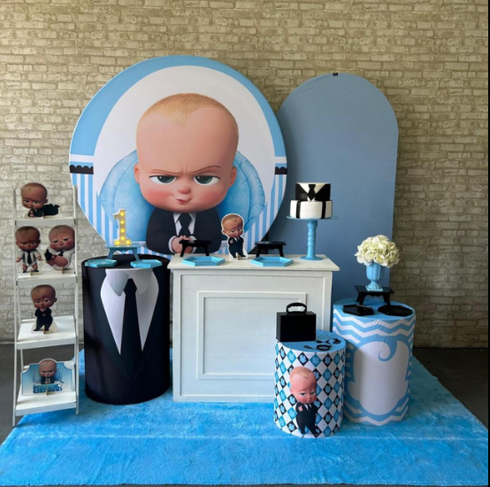 Alugue Tema Para Festa Decoração Poderoso Chefinho Tecido ( Modelo 3 )