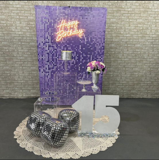 Alugue Tema Para Festa Decoração Euphoria Tecido ( Modelo 6 )