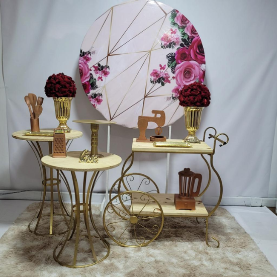 Alugue Tema Para Festa Decoração Chá de Cozinha Tecido ( Modelo 1 )