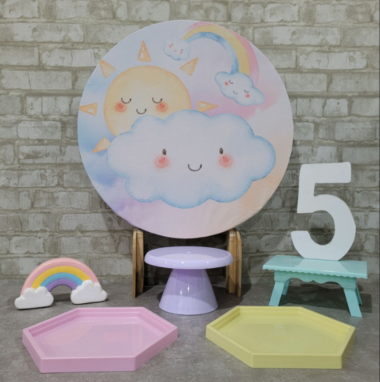 Alugue Tema Para Festa na Mesa Decoração Chuva de Amor