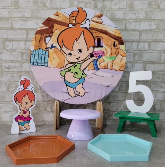 Alugue Tema Para Festa na Mesa Decoração Pedrita