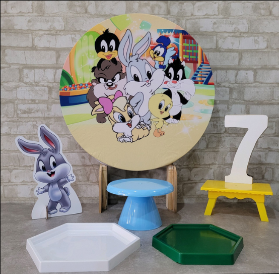 Alugue Tema Para Festa na Mesa Decoração Looney Tunes
