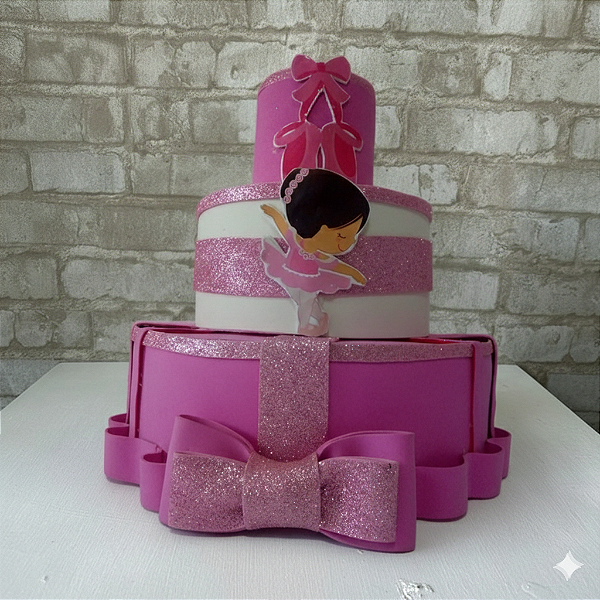 Alugue Bolo Fake Bailarina