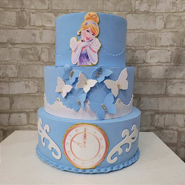 Alugue Bolo Fake Tema - Cinderela