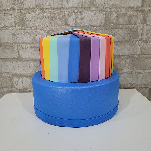 Alugue Bolo Fake Tema - Colorido
