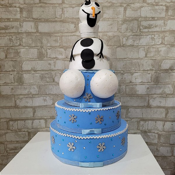 Alugue Bolo Fake Tema - Frozen
