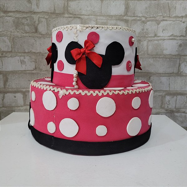 Alugue Bolo Fake Tema - Minnie