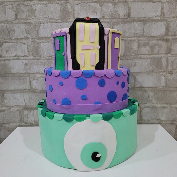 Alugue Bolo Fake Tema - Monstros S.A.