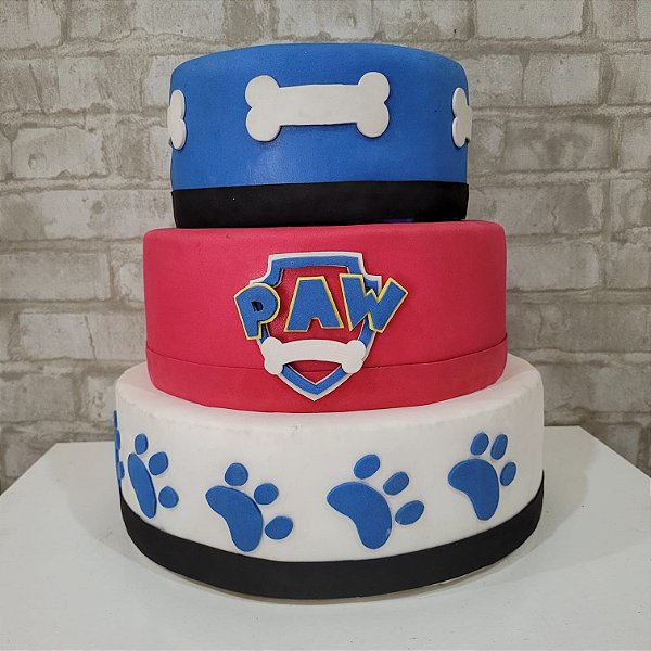 Alugue Bolo Fake Tema - Patrulha Canina