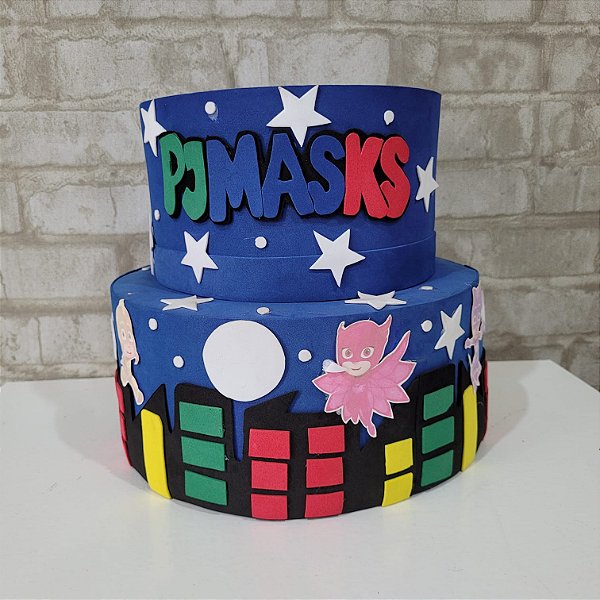 Alugue Bolo Fake Tema - Pj Masks