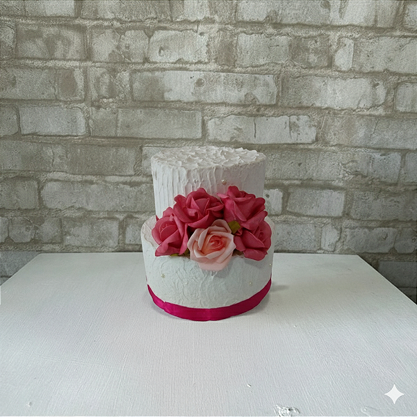 Alugue Bolo Fake Rosas