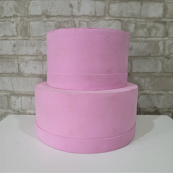 Alugue Bolo Fake Tema - Rosa Liso
