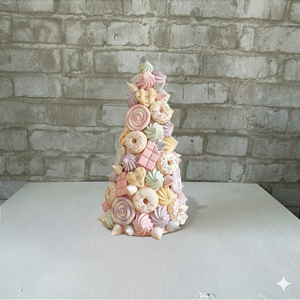 Alugue Bolo Fake Torre de Doces em Biscuit