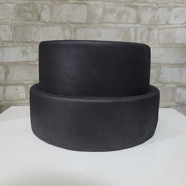 Alugue Bolo Fake Tema - Preto 2 Andares