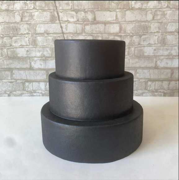 Alugue Bolo Fake Tema - Preto 3 Andares