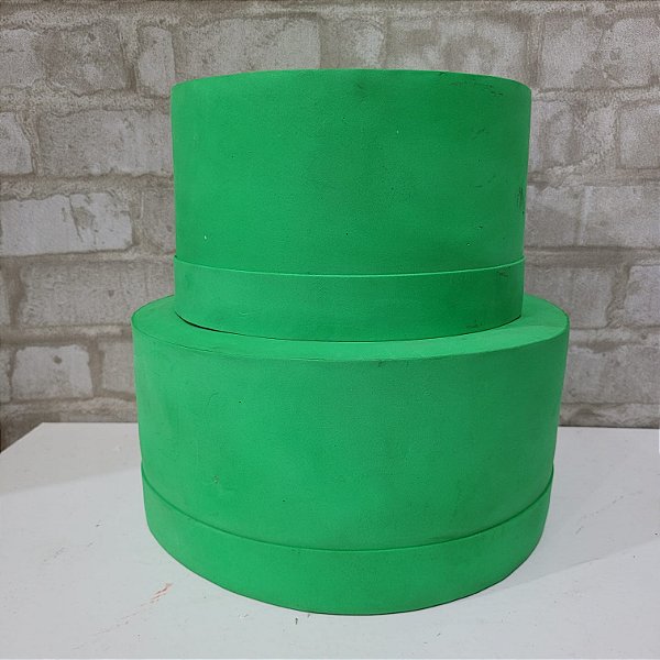 Alugue Bolo Fake Tema - Verde Liso