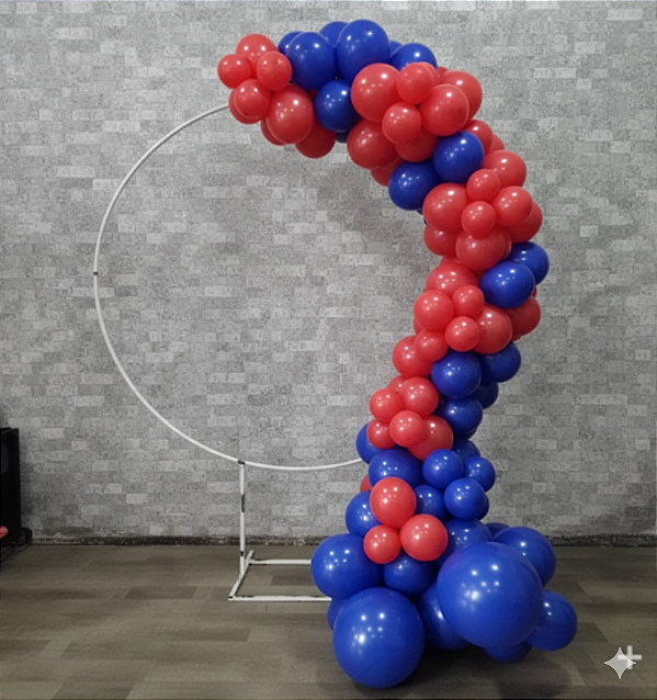 Compre Balão Para Festa Decoração 3 Metros Homem Aranha ( Cores Lisas )