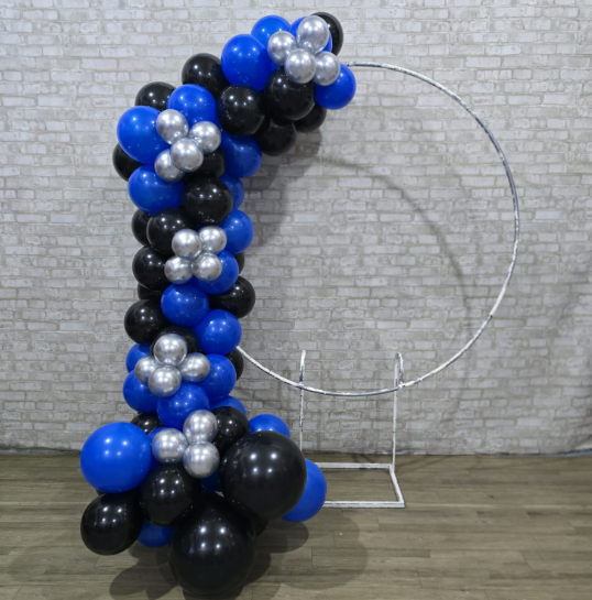 Compre Balão Para Festa Decoração 3 Metros Azul e Preto ( Cores Lisas )