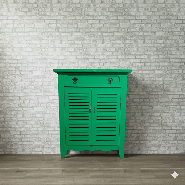 Alugue Cômoda Persiana Verde Bandeira