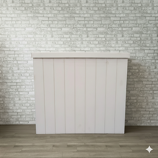 Alugue Cômoda Fake Frisada Bege