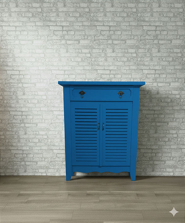 Alugue Cômoda Persiana Azul