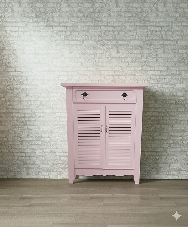 Alugue Cômoda Persiana Rosa Bebê