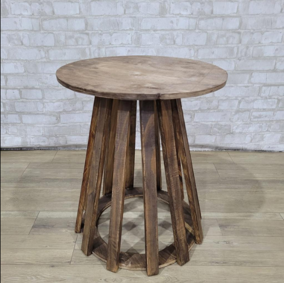 Alugue Mesa Redonda de Madeira M