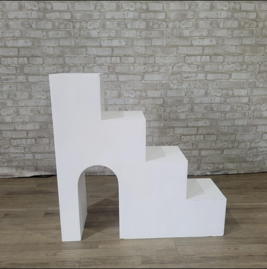 Alugue Escada MDF Branco