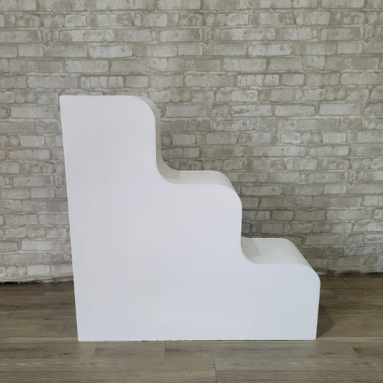 Alugue Escada Orgânica MDF Branco