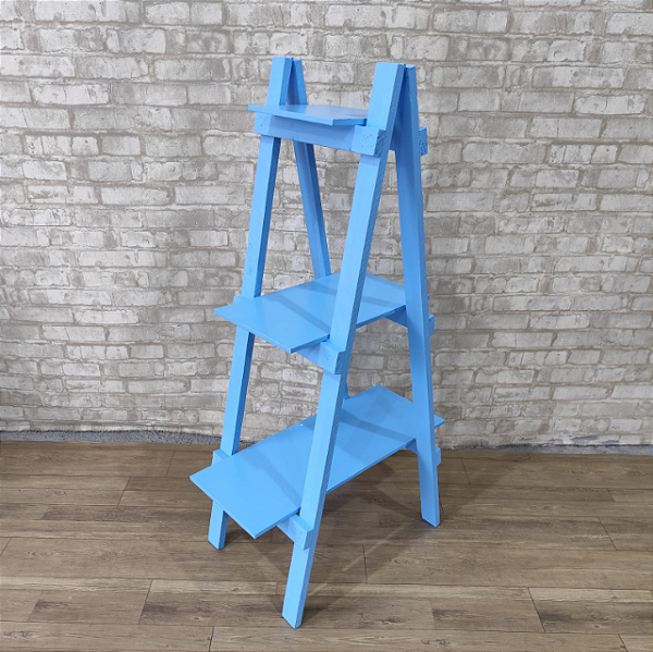 Alugue Escada para Lembrancinhas Azul Bebê 3 Degrais