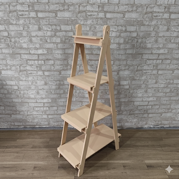 Alugue Escada para Lembrancinhas Nude 4 Degrais