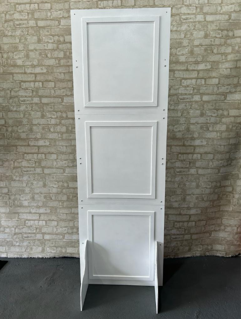 Alugue Painel Boiserie Branco