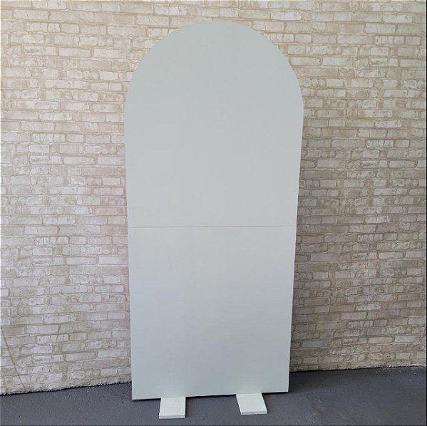 Alugue Estrutura Painel Romano de Madeira Branco